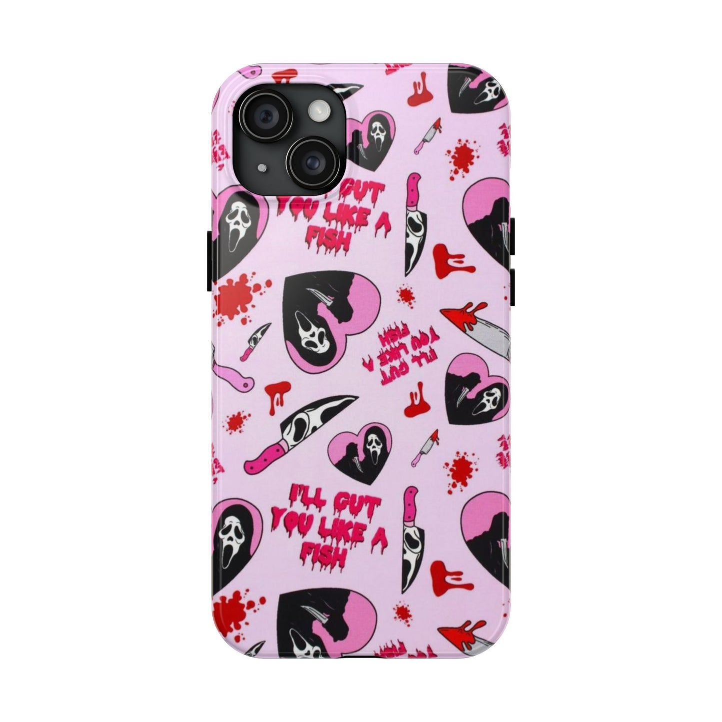 Pink Ghost Face IPhone Case