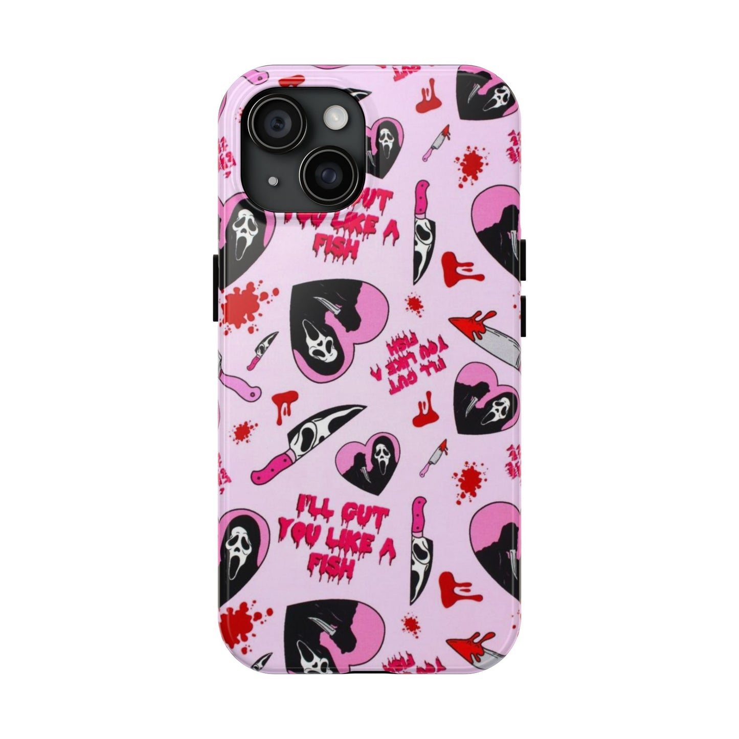 Pink Ghost Face IPhone Case