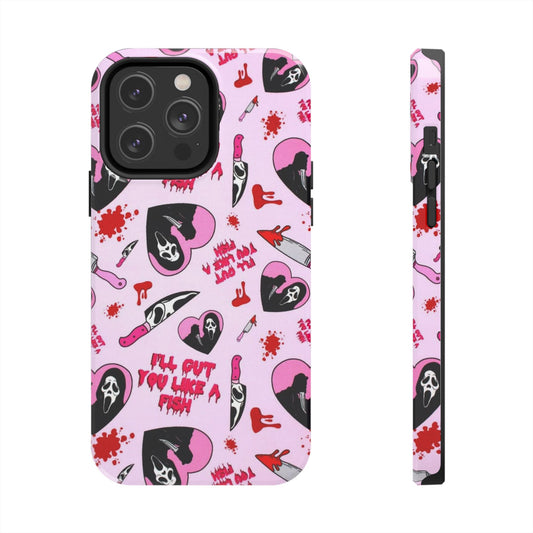 Pink Ghost Face IPhone Case