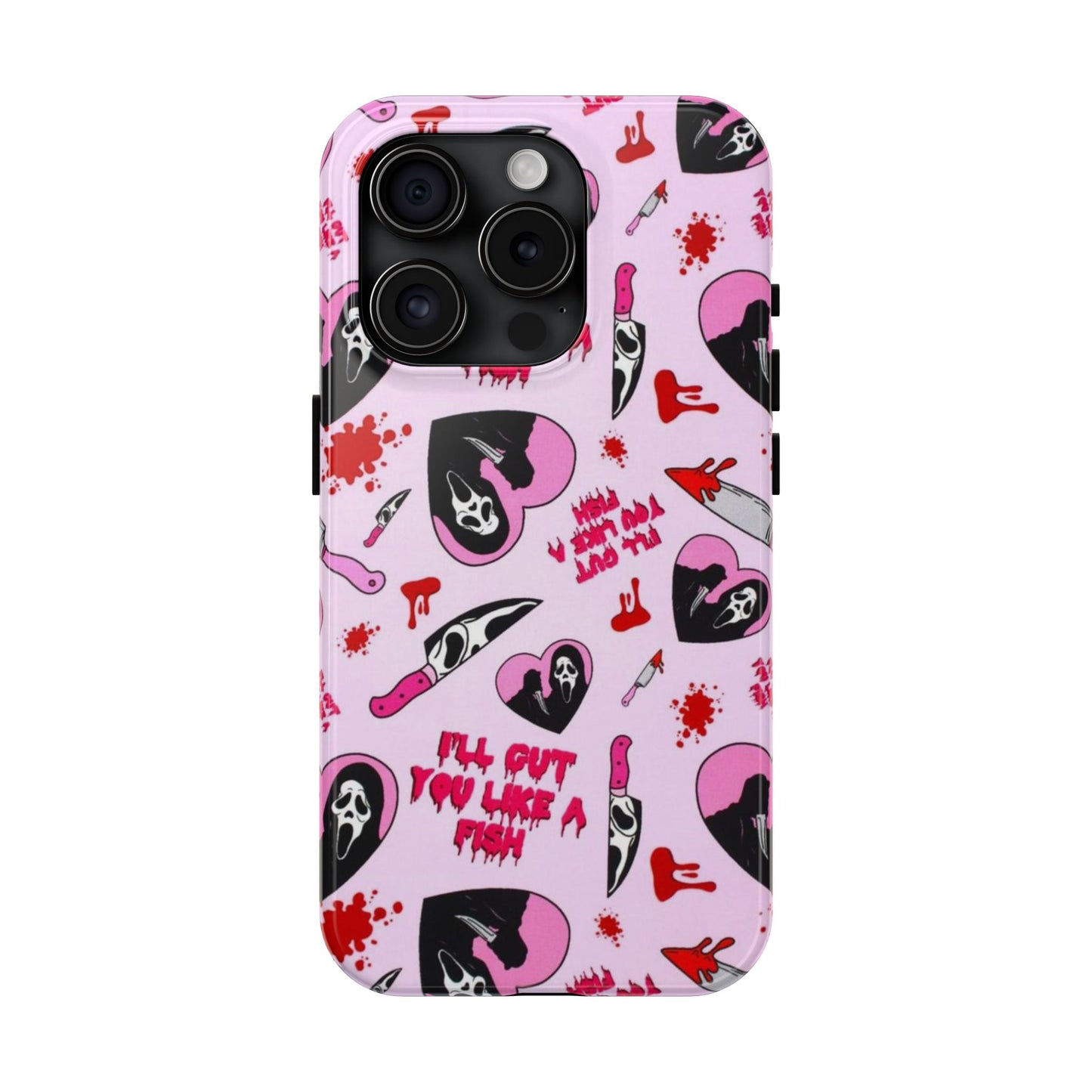 Pink Ghost Face IPhone Case