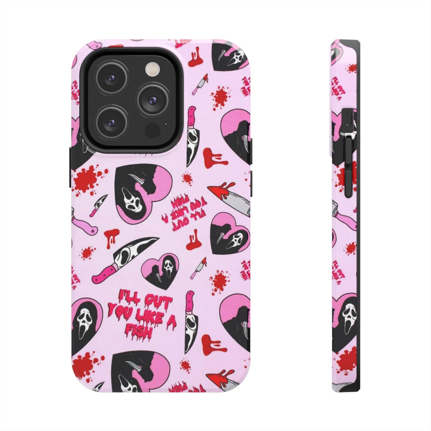 Pink Ghost Face IPhone Case