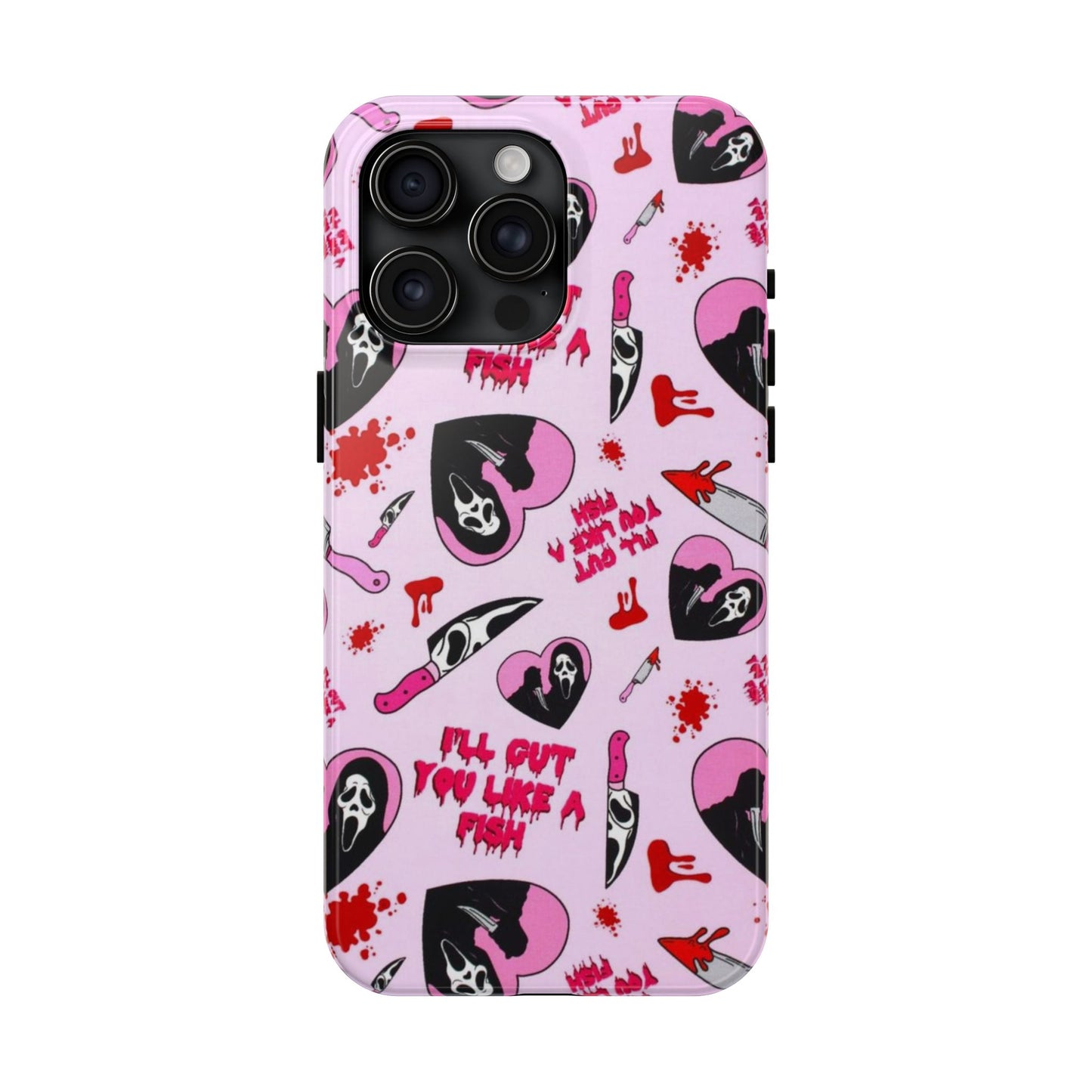 Pink Ghost Face IPhone Case