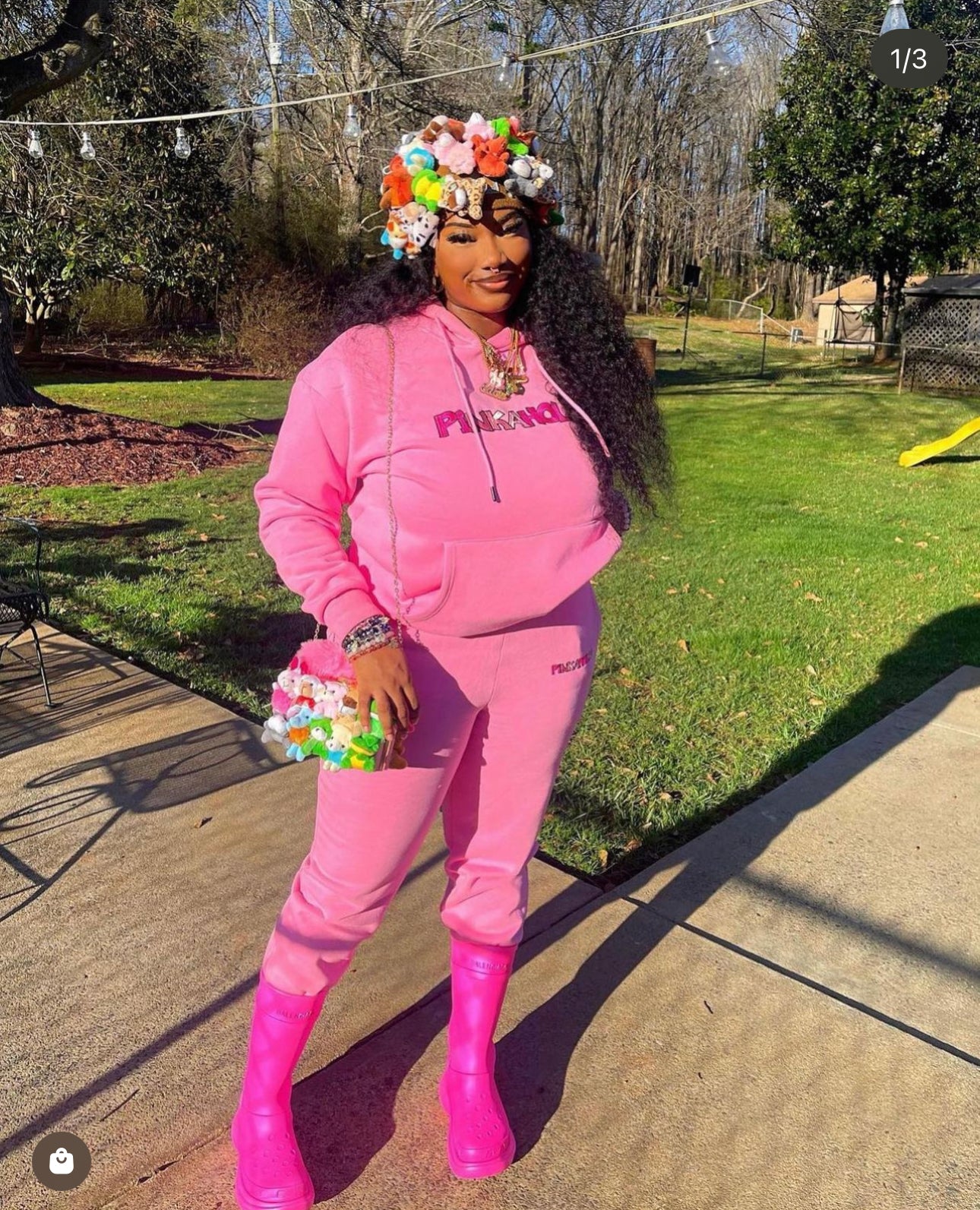 Pinkaholic Sweat Suit