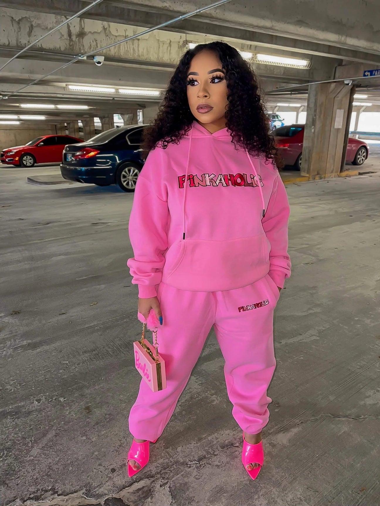 Pinkaholic Sweat Suit